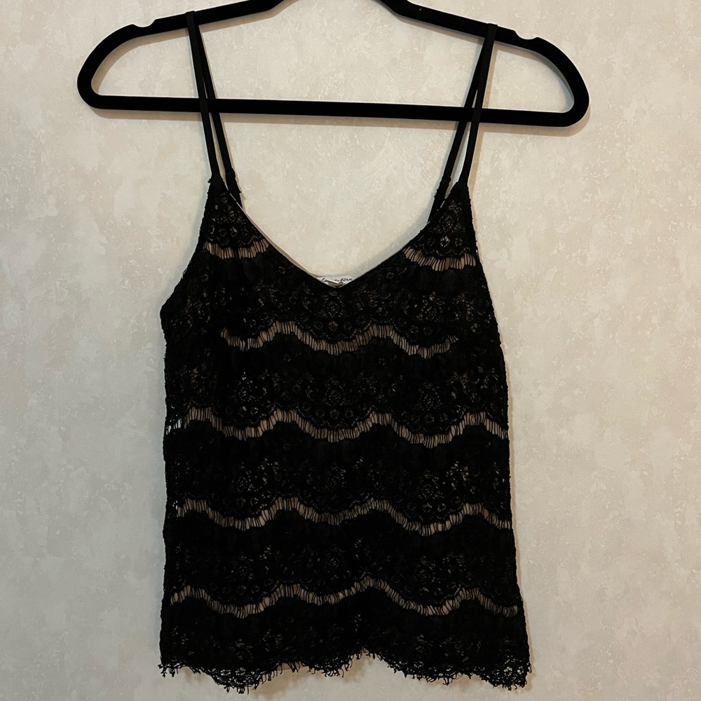 Small Black Lace Tank